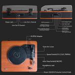 Bluetooth Vintage Turntable with Speakers & Radio