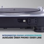 Reloop RT-3 USB Direct Drive Turntable - Silver