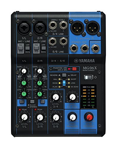 Yamaha MG06X Compact Mixer with Digital Effects
