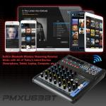 6-Ch. Bluetooth DJ Mixer - Audio Console System