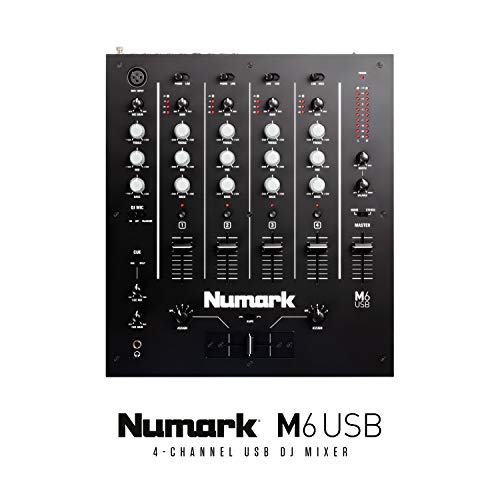 Numark M6 USB - 4-Ch DJ Mixer with Audio Interface