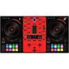 Hercules DJ DJControl Inpulse 500 Limited-Edition 2-Channel DJ Controller With Carry Case Red
