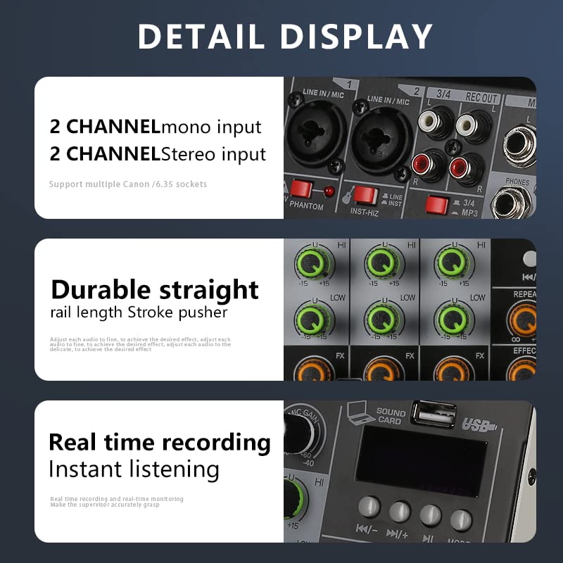 4-channel DJ controller with USB/BT effects and record