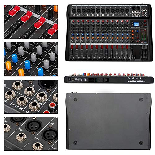 Depensheng DX12 12-Channel DJ Audio Mixer