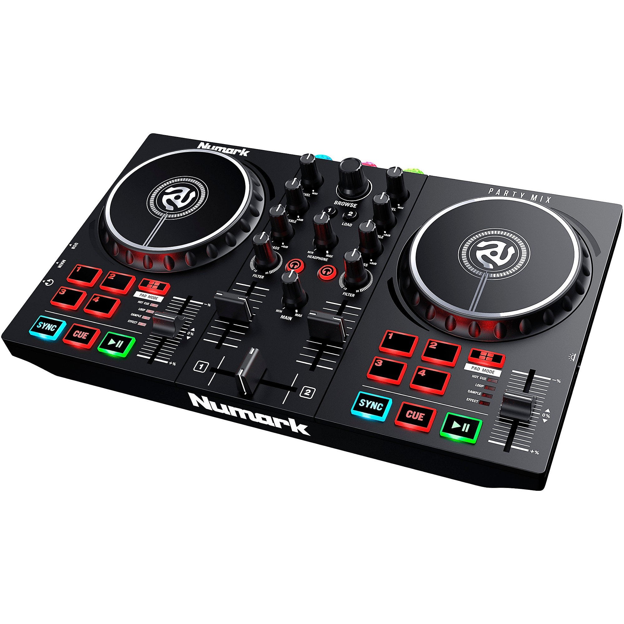 Numark Party Mix II - DJ Controller with Lights
