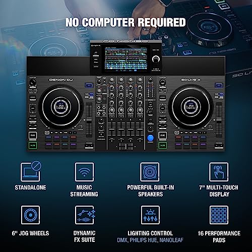 Denon DJ SC LIVE 4 Controller with Wi-Fi