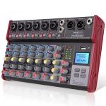 Unleash Your Sound: Pyle Wireless Bluetooth DJ Audio Mixer - 8-Channel Powerhouse