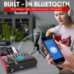 Unleash Your Sound: Pyle Wireless Bluetooth DJ Audio Mixer - 8-Channel Powerhouse