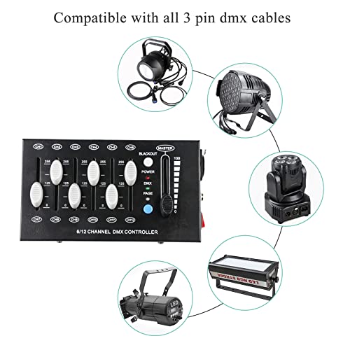 Portable 12-Channel DMX Light Controller Board