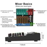 6-Channel DJ Mixer with 16 Effects