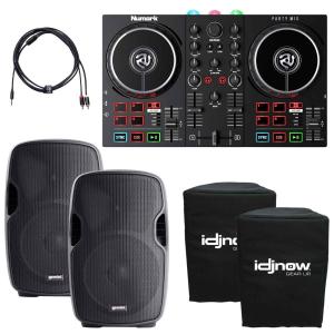 Party Mix II DJ Controller with Active Speakers