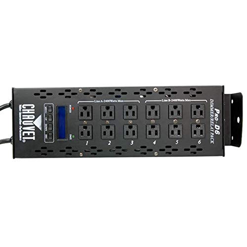 CHAUVET DJ Pro-D6 DMX Dimmer/Switch Pack | BLACK