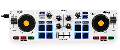 Hercules Mix 2 Channel DJ Controller with Serato