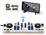 Hercules DJControl Mix – Bluetooth Wireless DJ Controller for Smartphones – 2 Decks