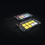 USB DJ Controller with RGB Drum Pads