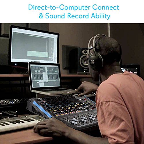 Pyle 8-Channel Bluetooth Audio Mixer for DJs