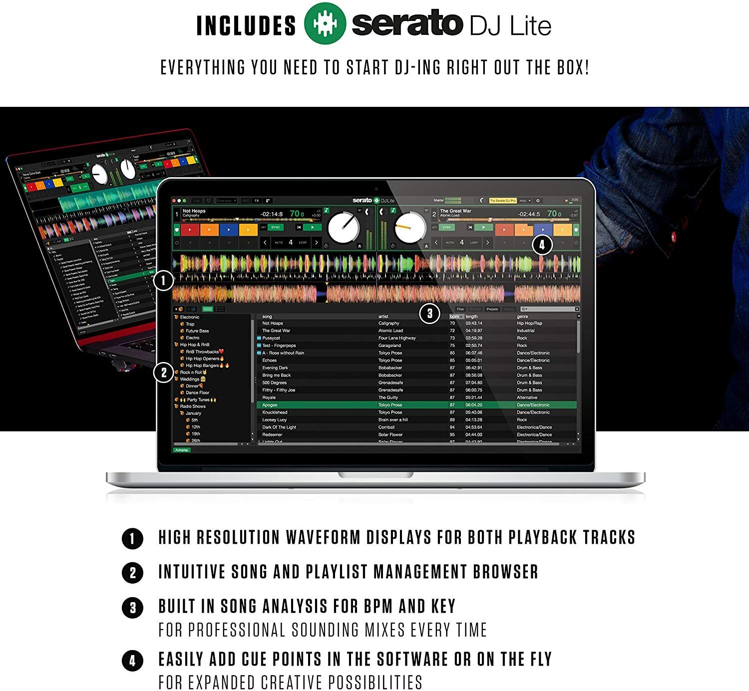 Serato DJ Mixtrack Pro Fx Controller with Audio Interface