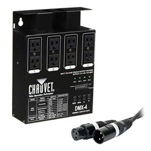 4-Channel Dimmer Pack + DMX Cable Bundle
