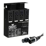 4-Channel Dimmer Pack + DMX Cable Bundle