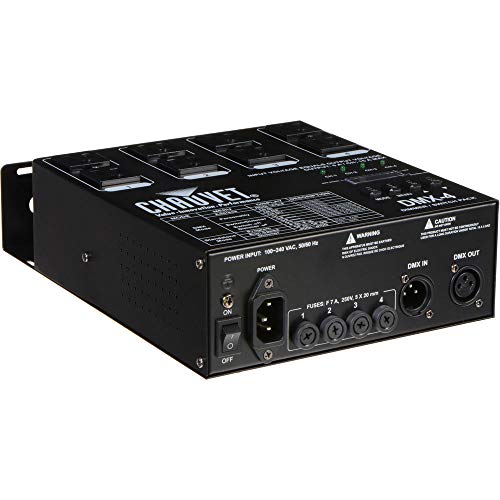 4-Channel Dimmer Pack + DMX Cable Bundle