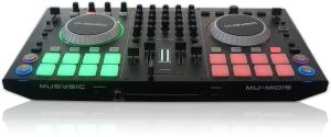 4-Channel DJ MIDI Controller with Soft-Touch Rubber