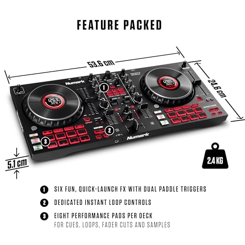 Numark Mixtrack Platinum FX DJ Controller with Display