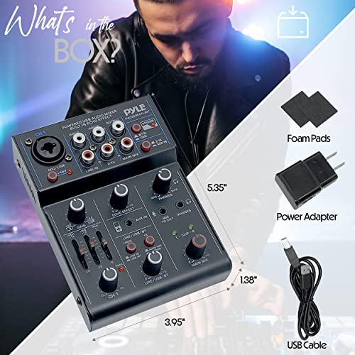 Auna DJ-22BT MKII Mixer - Bluetooth, 2 USB, RCA