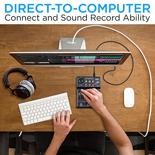 Auna DJ-22BT MKII Mixer - Bluetooth, 2 USB, RCA