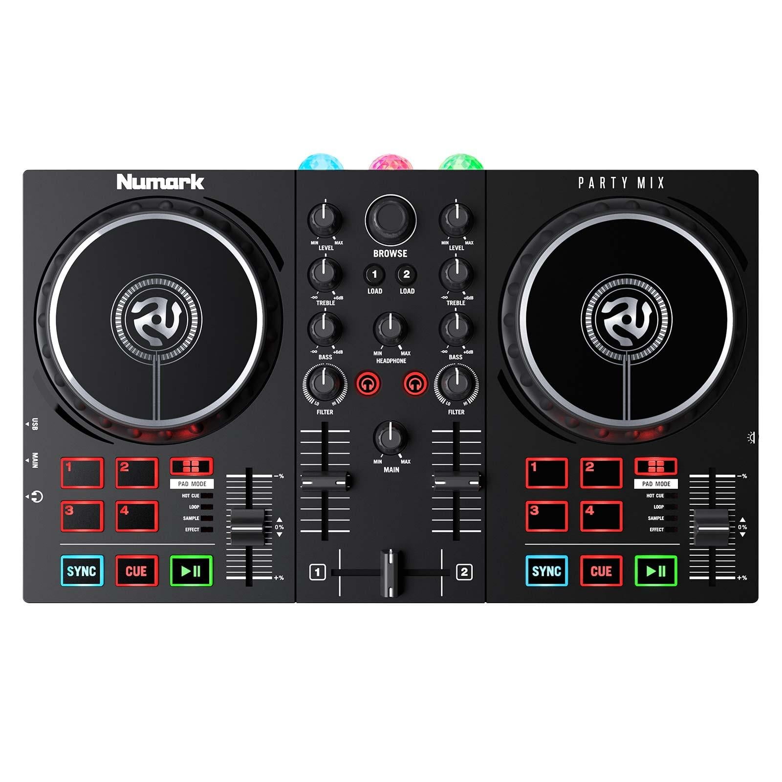 Party Mix II DJ Controller with LED Lightshow