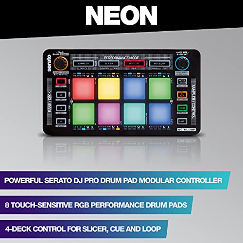 Modular Serato DJ Pad by Reloop Neon