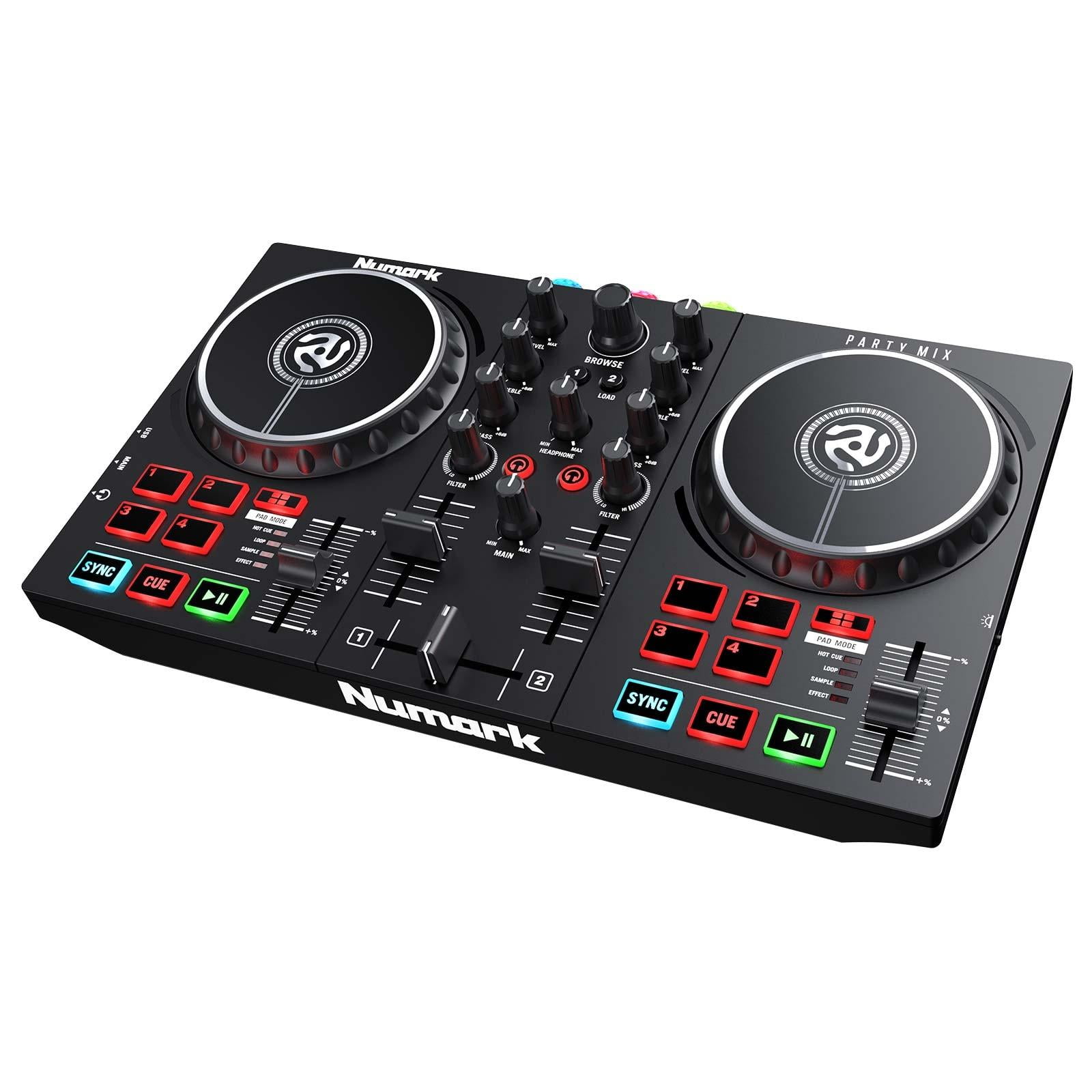 Party Mix II DJ Controller with LED Lightshow