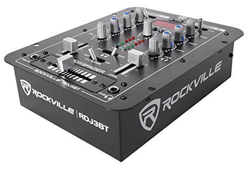 Bluetooth DJ Mixer with USB and Talkover