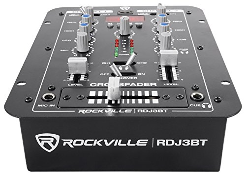 Bluetooth DJ Mixer with USB and Talkover