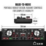 Compact Numark DJ Controller with Touch Jog Wheels