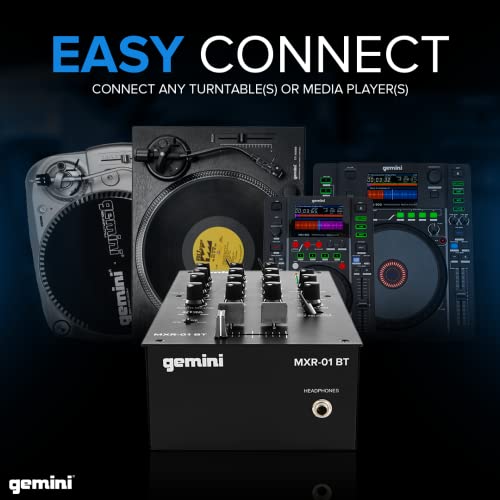 Gemini MXR-01BT DJ Mixer with Bluetooth