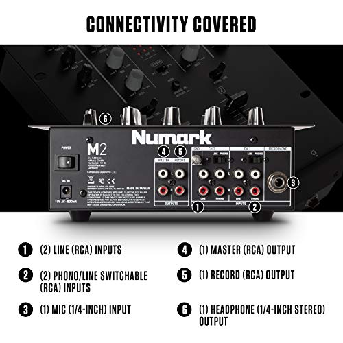 Numark M2 Scratch DJ Mixer - Rack Mountable