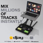 Compact 2-Channel DJ Controller with RGB Performance Pads