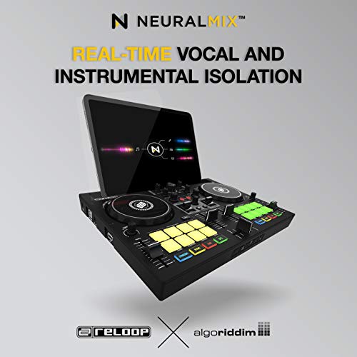 Compact 2-Channel DJ Controller for Algoriddim DJay