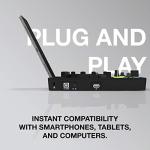 Compact 2-Channel DJ Controller with RGB Performance Pads