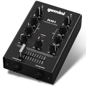 Gemini Sound MM1 Dual Mic Input DJ Mixer