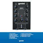 Gemini Sound MM1 Dual Mic Input DJ Mixer