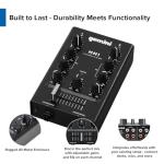 Gemini Sound MM1 Dual Mic Input DJ Mixer