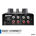 Gemini Sound MM1 Dual Mic Input DJ Mixer