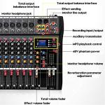 6-Channel Bluetooth DJ Mixer with USB Support
