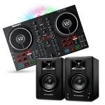 Numark Party Mix 2 DJ Bundle with Speakers & Lights