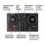Numark Party Mix 2 DJ Bundle with Speakers & Lights