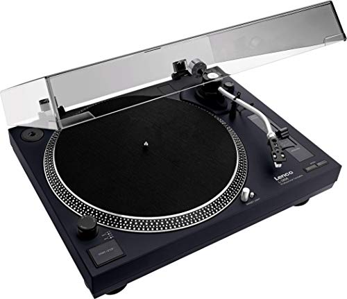 L-3808 Black Direct Drive Turntable with USB Output