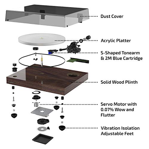 Fluance RT85 High Fidelity Vinyl Turntable - Black