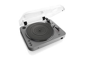 Lenco L-85 Grey USB Semi-Automatic Turntable