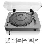 Lenco L-85 Grey USB Semi-Automatic Turntable